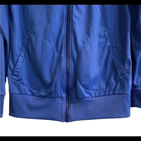 Men’s ADIDAS Blue Climalite Track Jacket - Picture 5 of 6